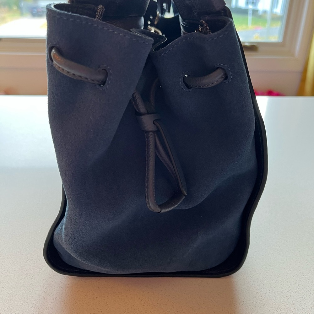 Cole Haan Grand Ambition Side Cinch Satchel, Navy/Blue - Picture 5 of 12